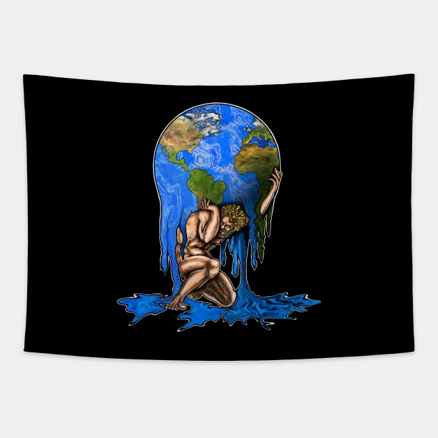 Atlas Greek mythology Tapestry by Artardishop