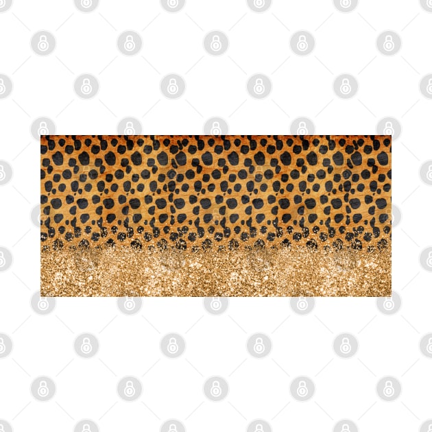 Skin cheetah gold glitter by 2SUNS