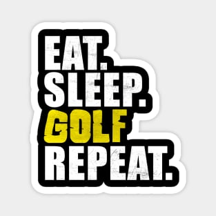 Eat Sleep Golf Repeat Magnet