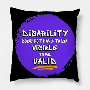 Invisible Disability Pillow