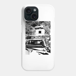 French Cars In a Scrap Yard Phone Case