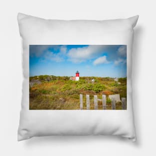 Nauset Beach,  Seashore and lighthouse. Cape Cod, USA.  imagine this on a  card or gracing your room as wall art fine art canvas or framed print on your wall Pillow