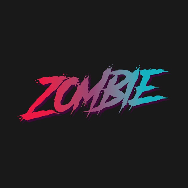 Zombie Typographic Design by petersarkozi82@gmail.com