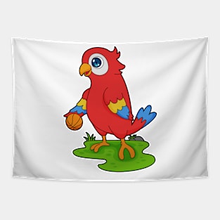 Parrot Basketball player Basketball Tapestry