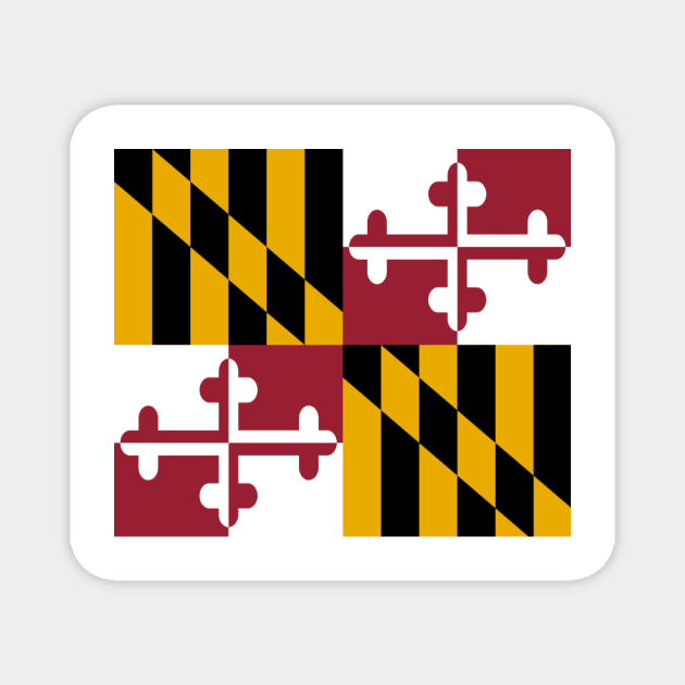 THE GREAT STATE OF MARYLAND Magnet by SHOW YOUR LOVE