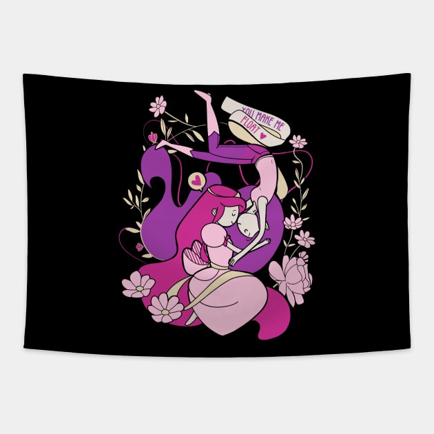 Bubbline Tapestry by studioyumie