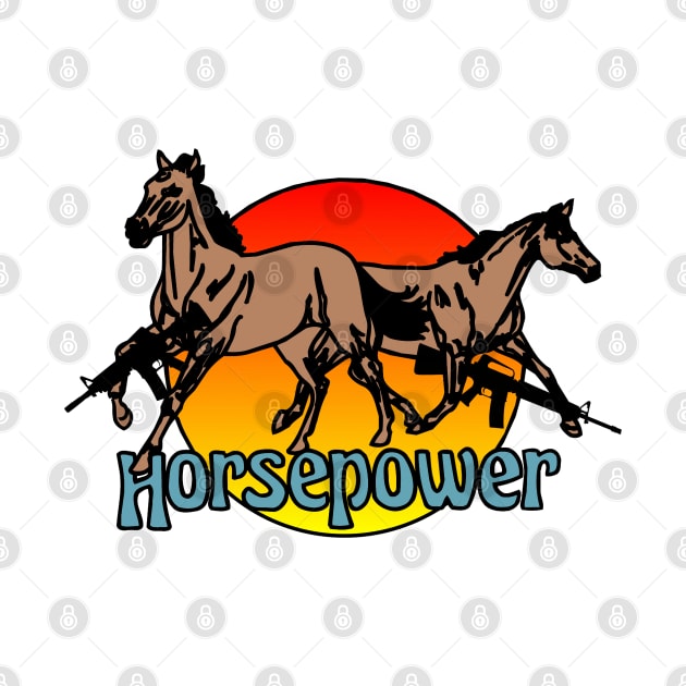 I Love Horses Horse Power For Horse Lovers AKA People Who Love Horses Cottagecore Vibrations by blueversion