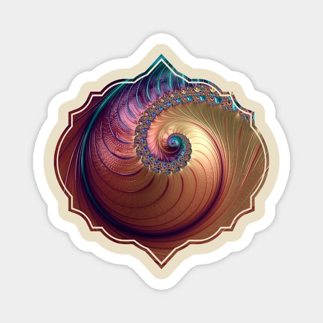 Dream On Fractal Art Magnet by BHDigitalArt