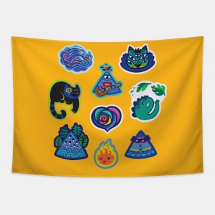 Good Vibes Patches Tapestry