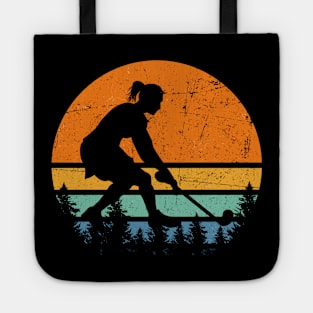 Vintage Girl Playing Golf Tote