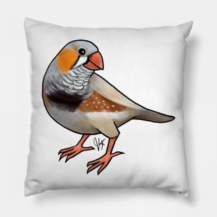 Bird - Finch - Zebra Finch Pillow