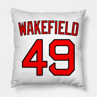 Tim Wakefield 49 Pillow