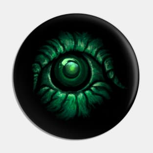 Cthulhu Eye (Waterpixels) Pin