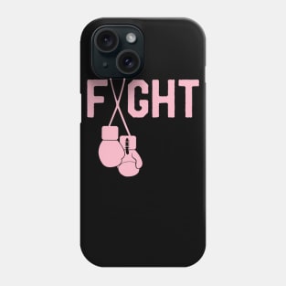 Fight Breast Cancer Awareness Month Ribbon Survivor Fighter Phone Case