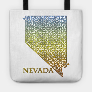 State of Nevada Colorful Maze Tote