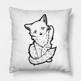 Kitty Final Boss Illustration Pillow