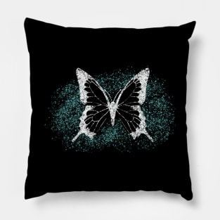 White Butterfly Pillow