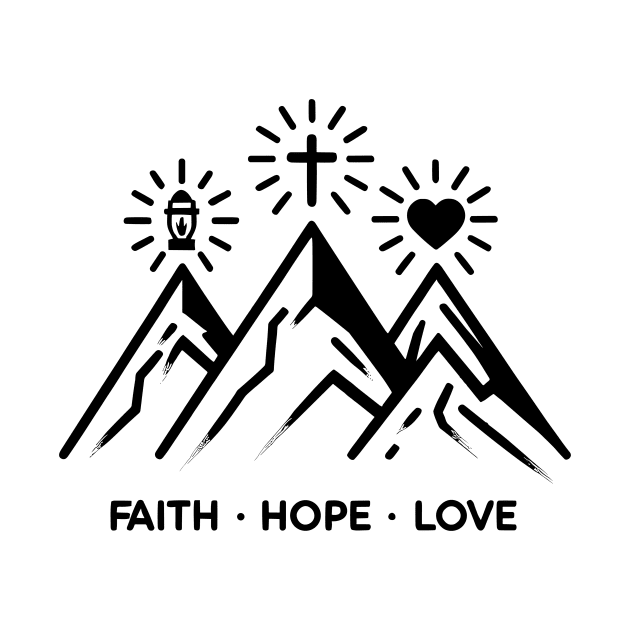 Faith Hope Love by Francois Ringuette