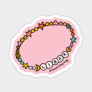 Libra Friendship Bracelet Magnet