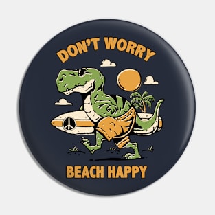 Beach Happy Pin