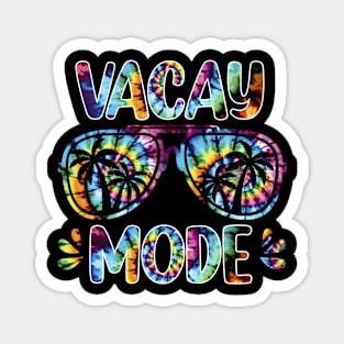 Vacay Mode Palm Tree Beach Vacation Summer Getaway Holiday Magnet