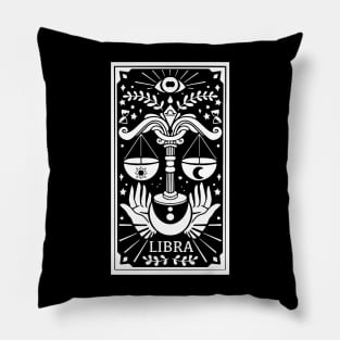 Libra - Tarot Style Pillow