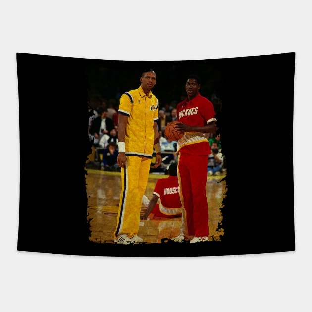 Hakeem and Kareem, 1986 Tapestry by Omeshshopart