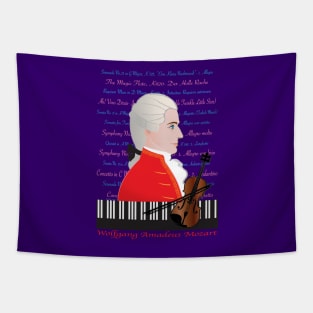 Wolfgang Amadeus Mozart Tapestry