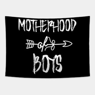 Motherhood Of Boys Tapestry