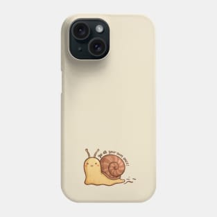 Go at your own Pace Phone Case