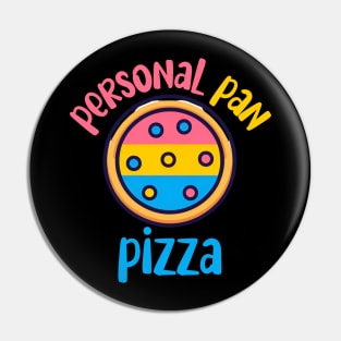 Personal Pan Pizza Pansexual Pride LGBT Gay Queer Pin