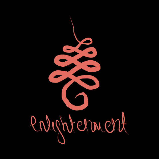 Enlightenment Design Symbol Orange by EquilibriumArt