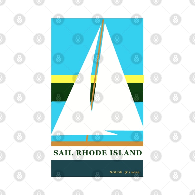 Sail Rhode Island by Art by Ed Nolde