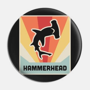 Vintage 70s Hammerhead Shark Pin