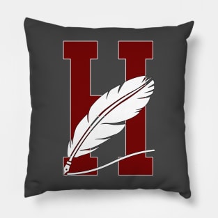 Harvard H Crimson Creative Writing Pillow