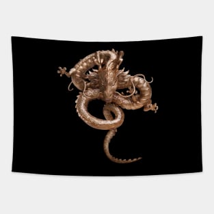 CooL Gold Dragon Tapestry