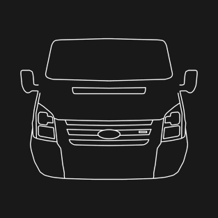 Ford Transit van outline graphic (white) T-Shirt