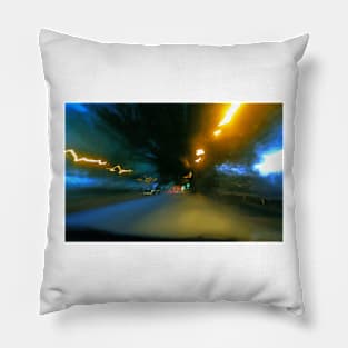 Tunnel Blur II Pillow