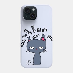 Blah the Cat Phone Case