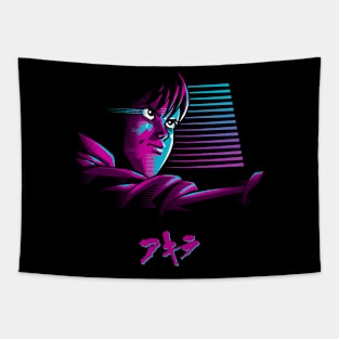 Neo-Tokyo rider Tapestry