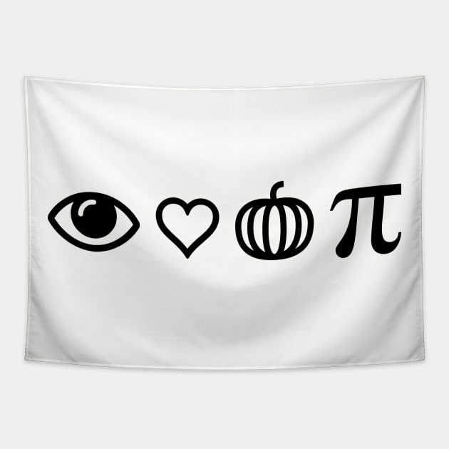 I Love Pumpkin Pie Tapestry by fromherotozero