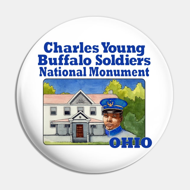 Charles Young Buffalo Soldiers National Monument, Ohio Pin by MMcBuck