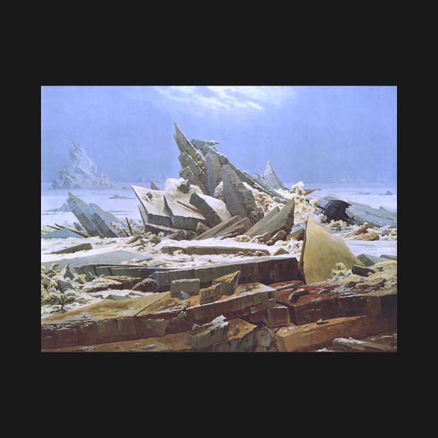 The Sea of Ice - Caspar David Friedrich by themasters