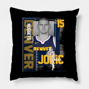 Denver Nuggets Nikola Jokic 15 Pillow