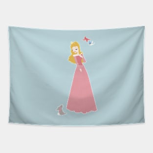 Princess Three Pink Tapestry