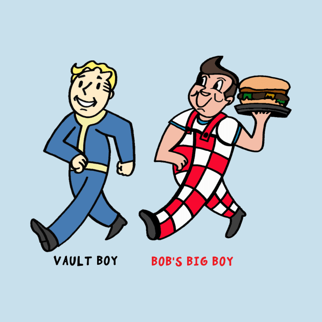 Vault Boy, Bob's Big Boy by Pollux (WITH TEXT) by WorldofPollux