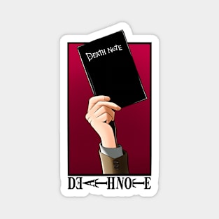 Light Holding Death Note Magnet