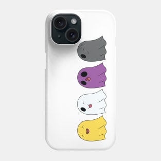 Non Binary Pride Ghosts Phone Case