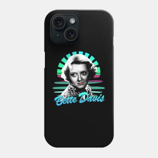 Bette davis / Sunset retro 80s Phone Case