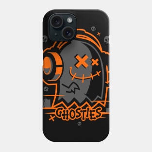 Ghosty Bones Orange Phone Case